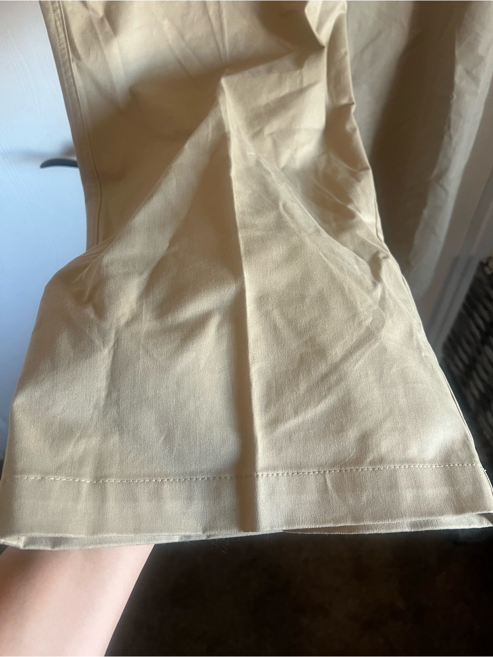 Alex Eagle X J.Crew Stretch Chino Pant Toasted Sesame Size 24 NWT - Picture 5 of 12